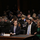 Facebook co-founder and CEO Mark Zuckerberg testifies before a combined Senate Judiciary and Commerce committee hearing.